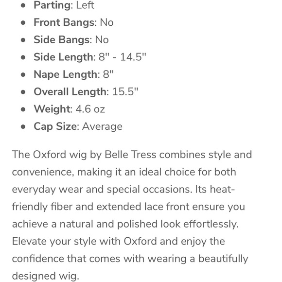Belle Tress Oxford Wig in Beige Linen Blonde - Picture 11 of 15